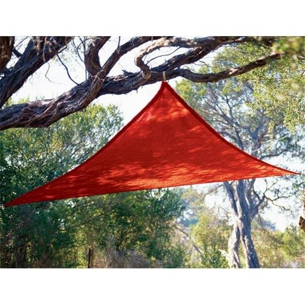 Coolaroo Coolaroo 799870434519 9 ft. 10 in. Triangle Red 434519